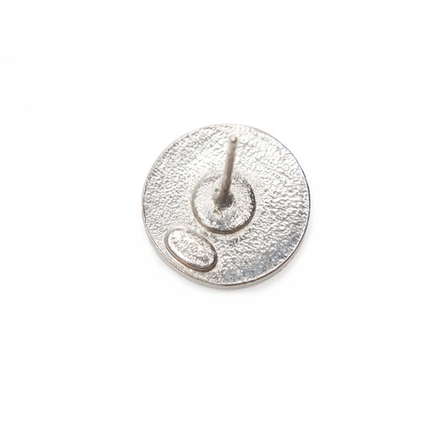 CHANEL 98P Logo Circle Pierce Silver WS24082