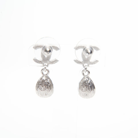 CHANEL B21P 2021 COCO Mark Rhinestone Pierce Silver WS24084