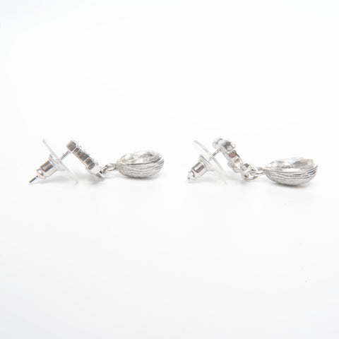 CHANEL B21P 2021 COCO Mark Rhinestone Pierce Silver WS24084