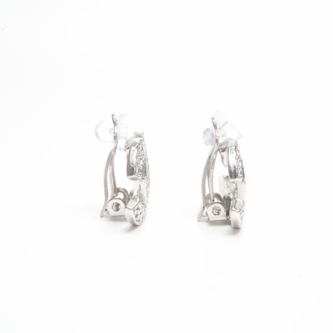 CHANEL 00A 2000 COCO Mark Earring Silver WS24089
