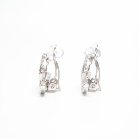 CHANEL 00A 2000 COCO Mark Earring Silver WS24089