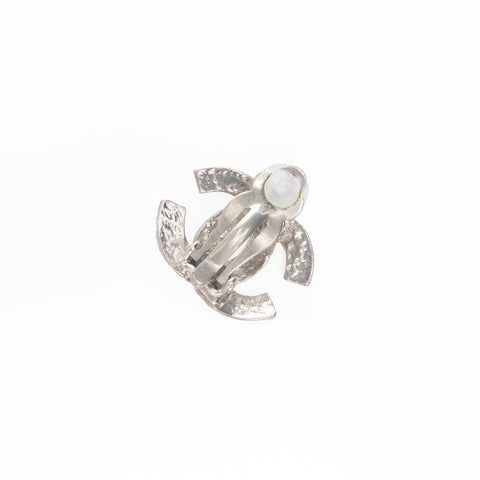 CHANEL 00A 2000 COCO Mark Earring Silver WS24089