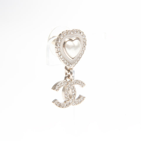 CHANEL C24A 2024 COCO Mark Rhinestone Heart Pierce gold WS24092