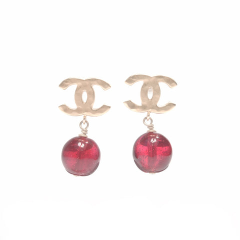 CHANEL B11A 2011 COCO Mark Color Stone Pierce gold WS24097