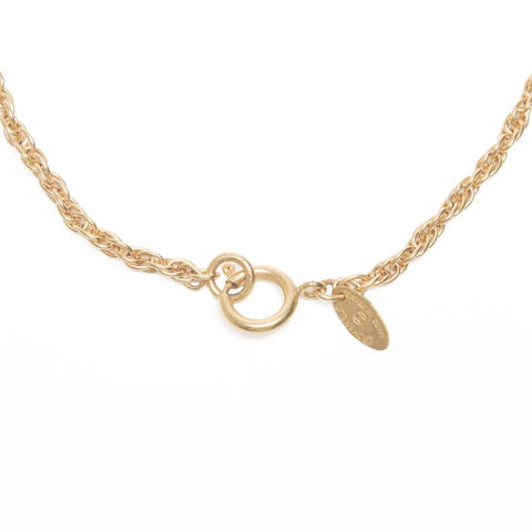 CHANEL 1980s COCO Mark Necklace gold WS24102
