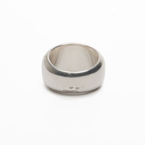 CHANEL Silver925 Logo #13 Ring Silver WS24106