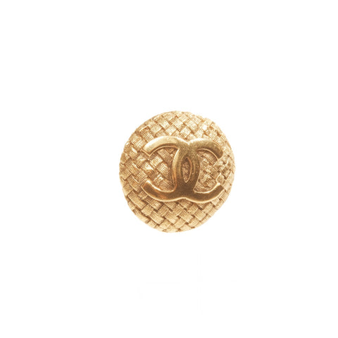 CHANEL 29 1994 COCO Mark Round Earring gold WS24107