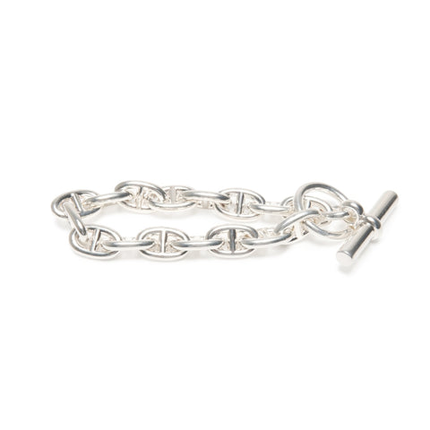 HERMES Chaine d'Ancre PM 16 frames 22 years bracelet Silver WS24119