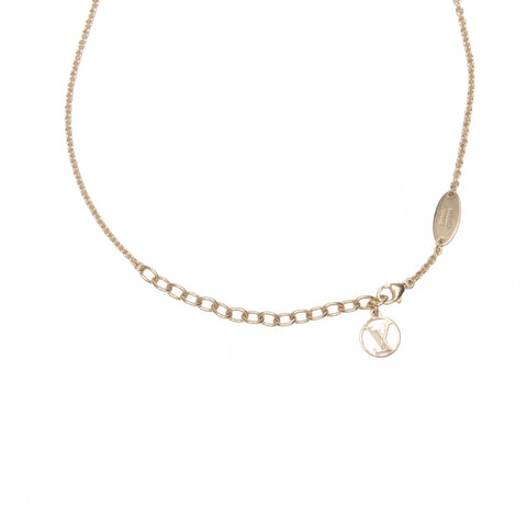 LOUIS VUITTON OB0233 2023 Essential V Necklace gold WS24121