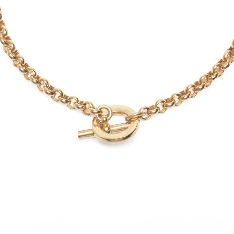 CELINE logo Necklace gold WS24123