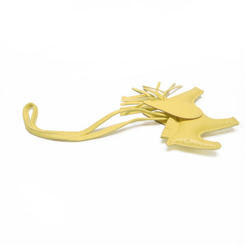 HERMES B stamp Pegasus made in 2023 key ring yellow WS24124