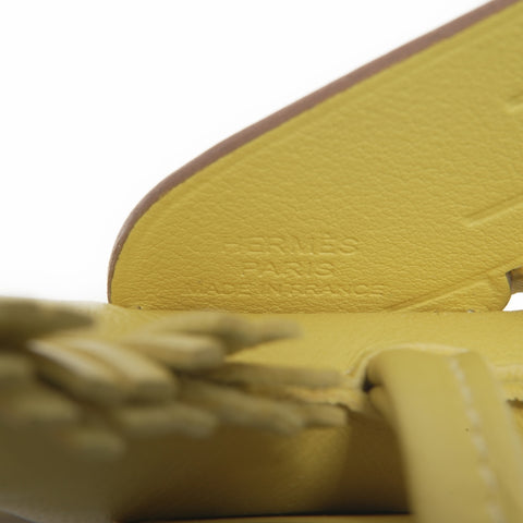 HERMES B stamp Pegasus made in 2023 key ring yellow WS24124