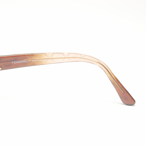 CHANEL Matrasse COCO Mark sunglasses Brown WS24130