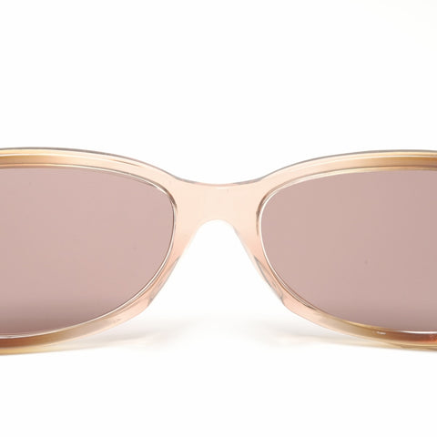 CHANEL Matrasse COCO Mark sunglasses Brown WS24130