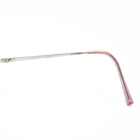 CHANEL Rimless Gradient Lens sunglasses purple WS24131