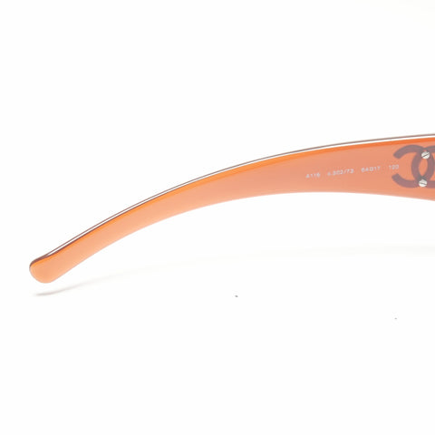 CHANEL Sports Metal Frame sunglasses Brown WS24134