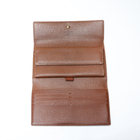 LOUIS VUITTON 2008 Monogram Portefeuille International Purse Brown WS24142