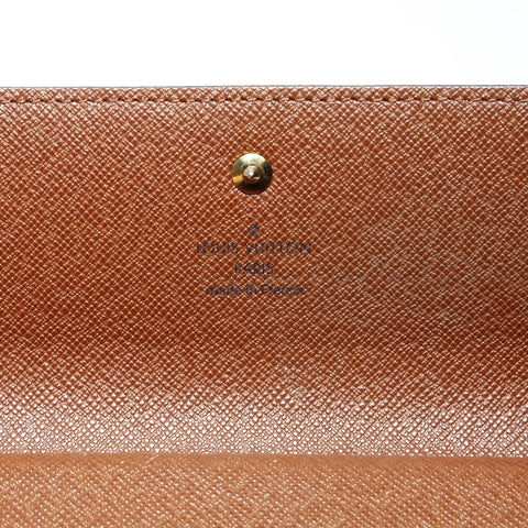 LOUIS VUITTON 2008 Monogram Portefeuille International Purse Brown WS24142