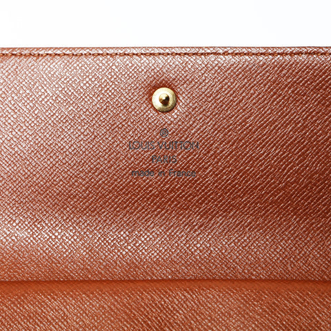 LOUIS VUITTON 2002 Monogram Portefeuille International Purse Brown WS24143