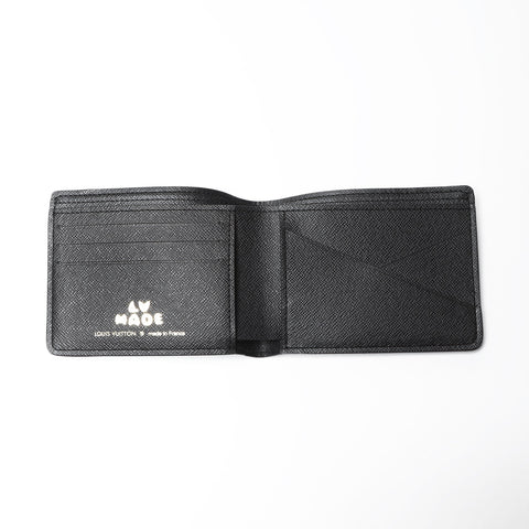 LOUIS VUITTON Monogram Stripe Portefeuille Multiple NIGO Collaboration Bifold Wallet Brown WS24145