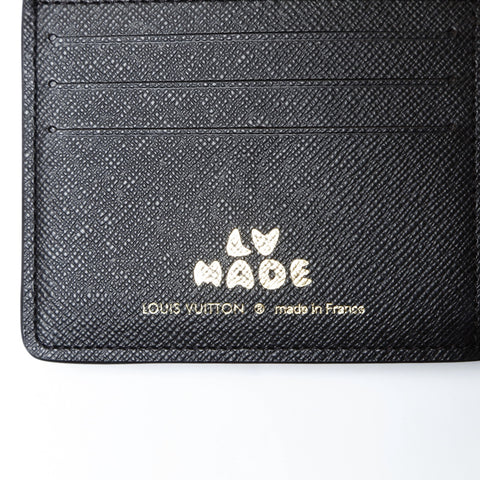 LOUIS VUITTON Monogram Stripe Portefeuille Multiple NIGO Collaboration Bifold Wallet Brown WS24145