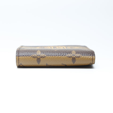 LOUIS VUITTON Monogram Stripe Portefeuille Multiple NIGO Collaboration Bifold Wallet Brown WS24145