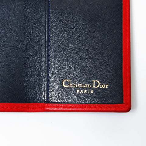 Christian Dior Leather CD logo Key holder  Red WS24148
