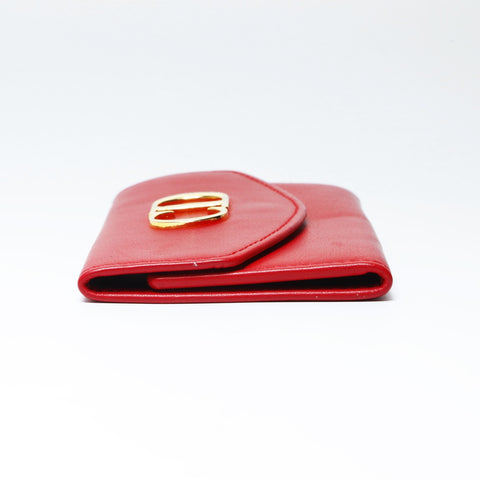 Christian Dior Leather CD logo Key holder  Red WS24148