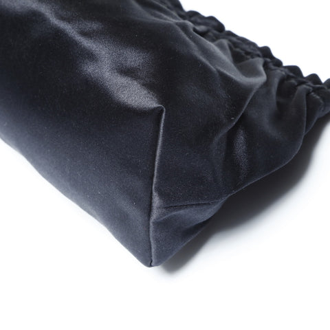 PRADA Nylon triangle logo Pouch black WS24153