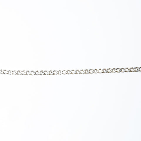 GUCCI Cutout Logo Necklace Silver WS24156