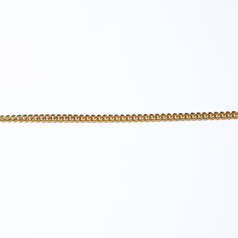 CELINE Logo pearl Necklace gold WS24158