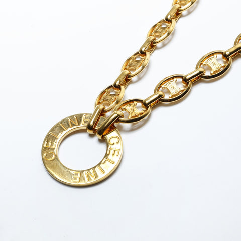 CELINE Triomphe Chain belt gold WS24159