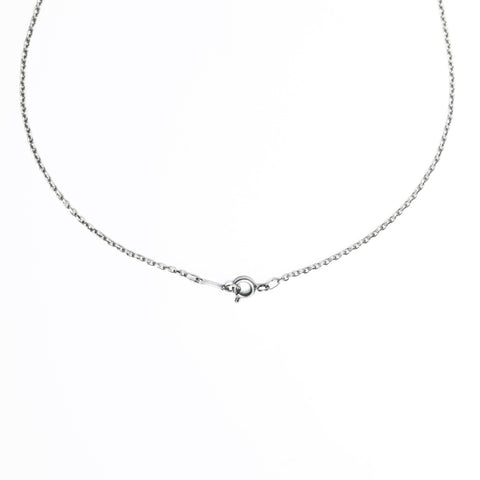 TIFFANY&Co. Open heart 925 Necklace Silver WS24162