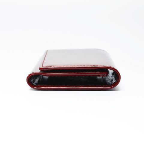 CARTIER Patent Leather Happy Birthday Key holder  Red WS24163