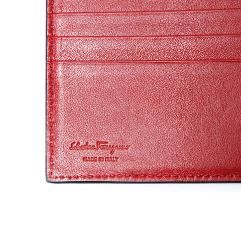 Salvatore Ferragamo Leather Gancini Bifold Wallet black WS24166