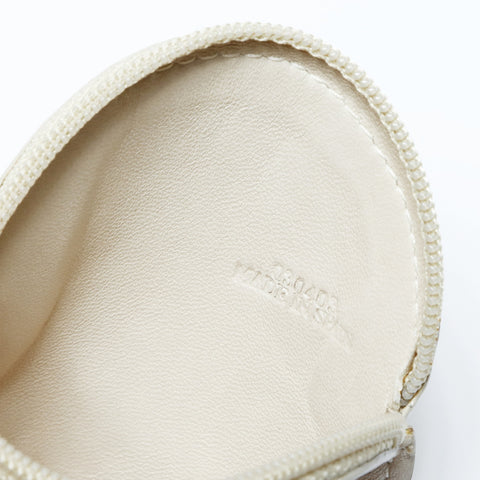 LOEWE leather mini Coin case Ivory WS24167