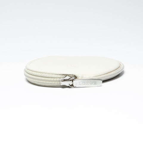 LOEWE leather mini Coin case Ivory WS24167
