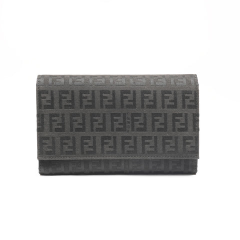 FENDI Zucchino Canvas Purse black WS24171