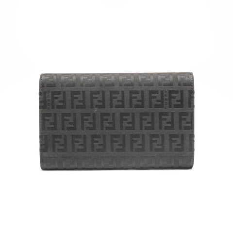 FENDI Zucchino Canvas Purse black WS24171