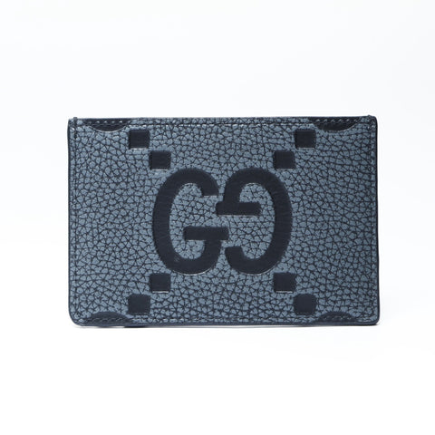 GUCCI Leder Maxi GG Kartenetui schwarz WS24174