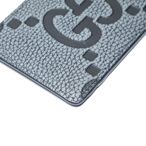 GUCCI Leather Maxi GG Card Case black WS24174