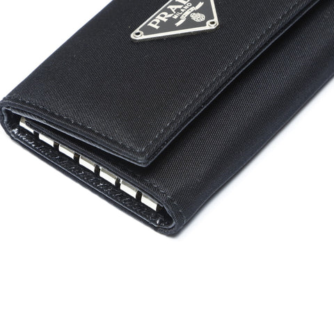 PRADA Nylon Key holder  black WS24179