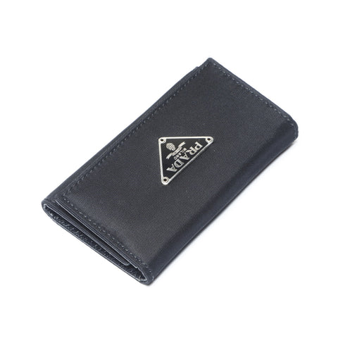 PRADA Nylon Key holder  black WS24179