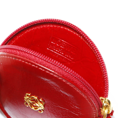 LOEWE Anagram mini Coin case Red WS24181