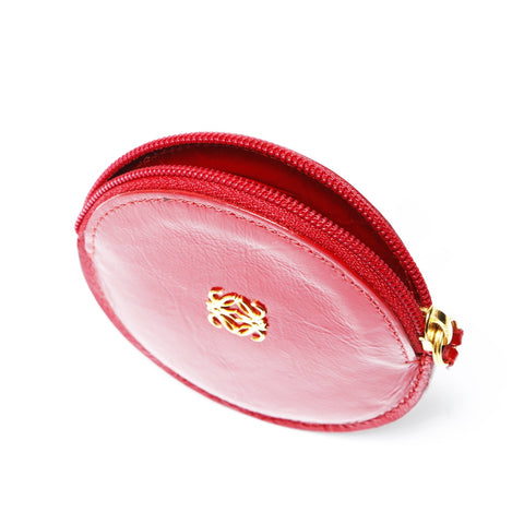 LOEWE Anagram 迷你零钱包红色 WS24181