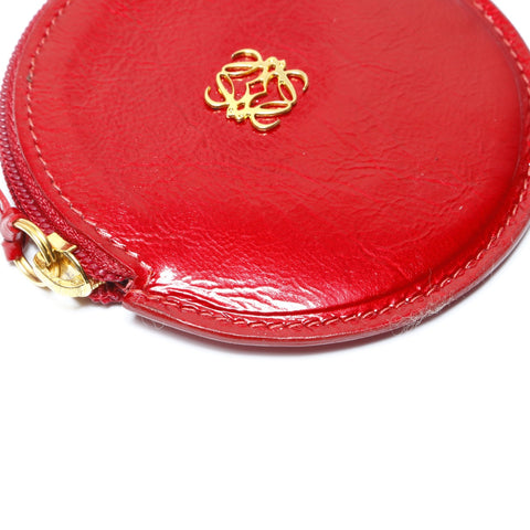 LOEWE Anagram mini Coin case Red WS24181