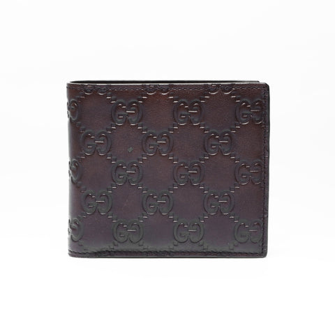 GUCCI GG Shima Bifold Wallet Brown WS24182