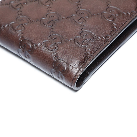 GUCCI GG Shima Bifold Wallet Brown WS24182