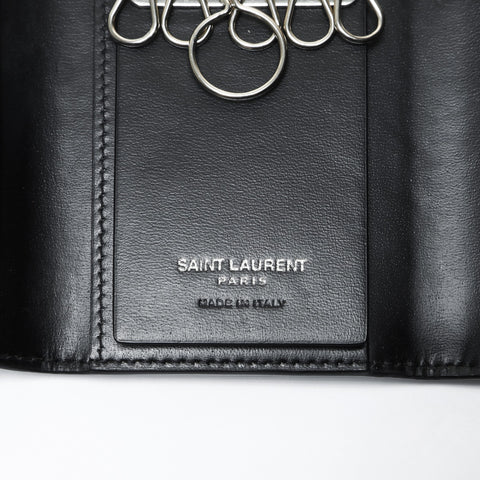 YVES SAINT LAURENT leather Key holder  black WS24183