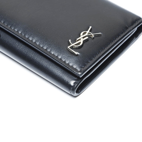 YVES SAINT LAURENT leather Key holder  black WS24183